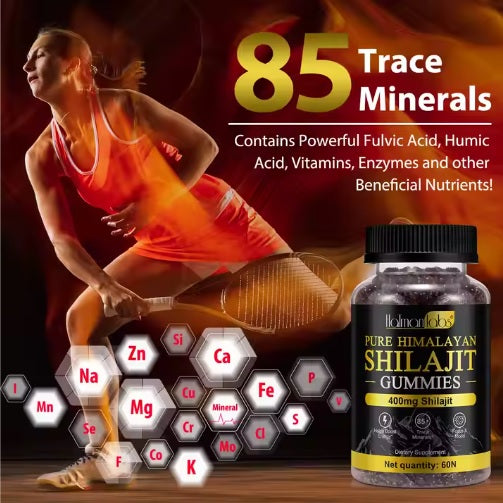Himalayan Shilajit Harz Extrakt Ergänzung Boost Energy Immun Support Original Shilajit Gummies
